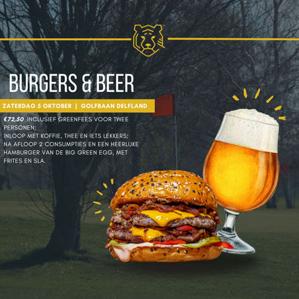 Burgers & Beer Duo-wedstrijd op Golfbaan Delfland