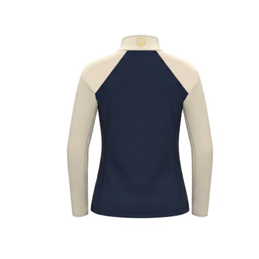 First Cut ¼ Zip |  D |  Night Blue - Creme