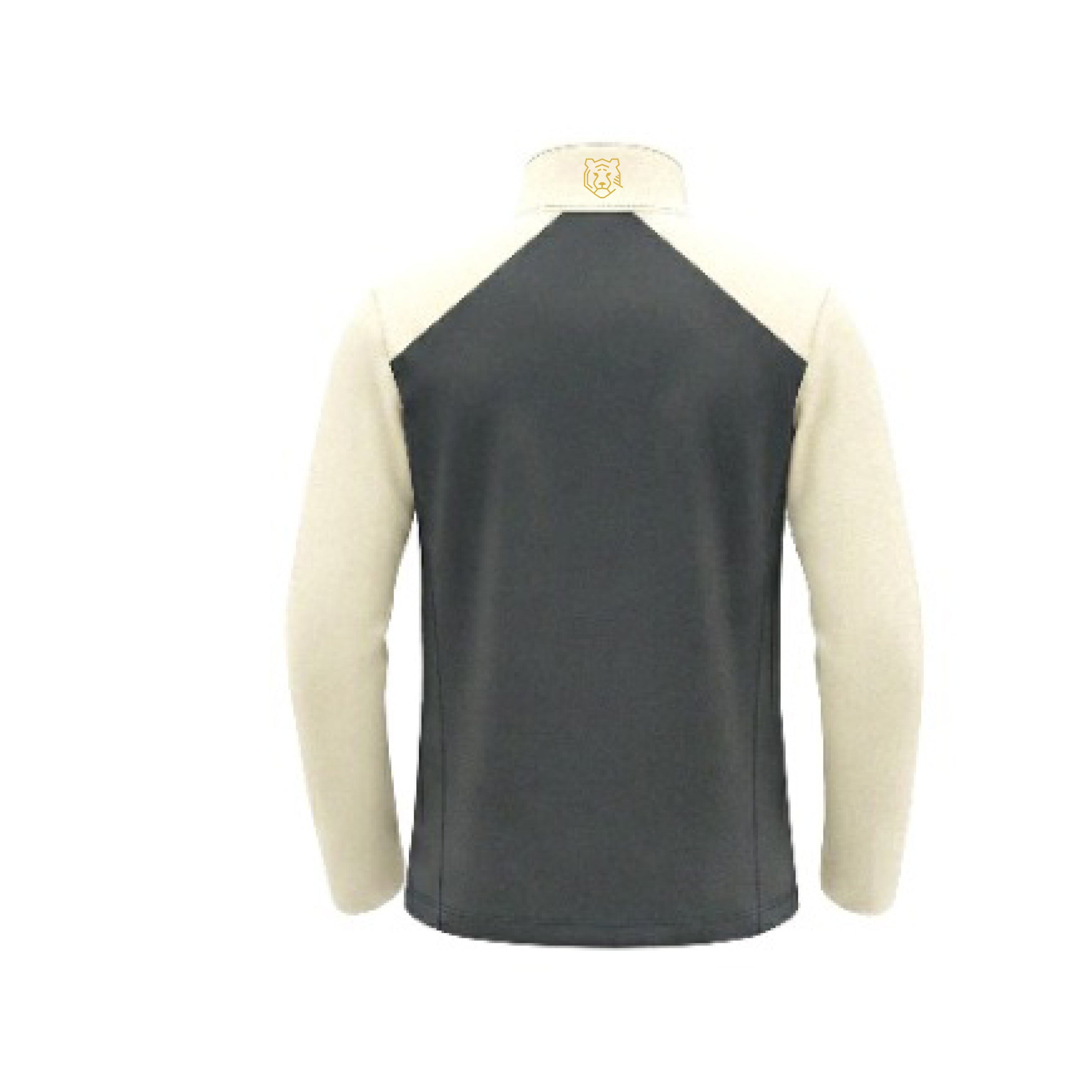 First Cut ¼ Zip  | H |Grey - Creme