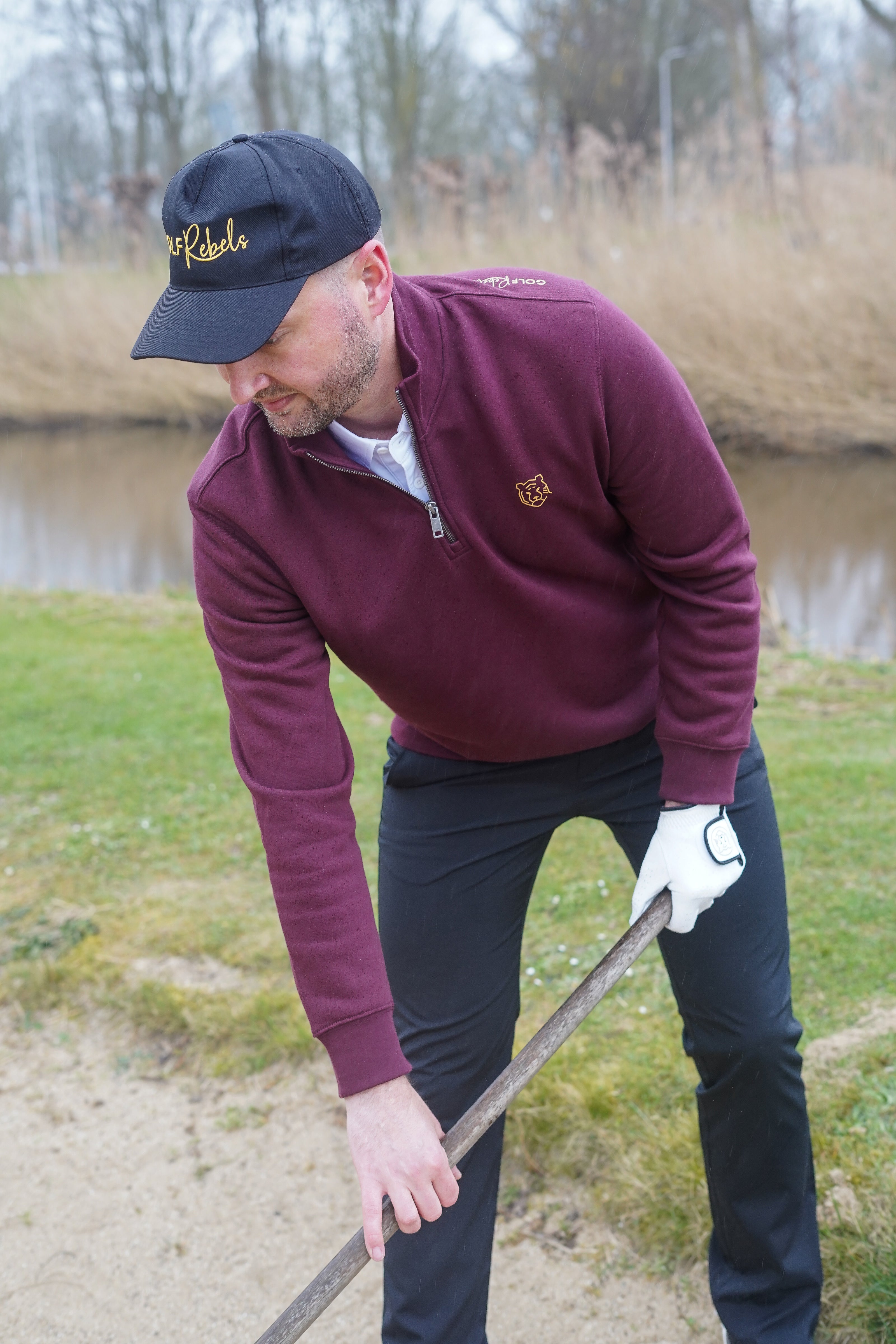 Amen Corner 1/4 zip sweater