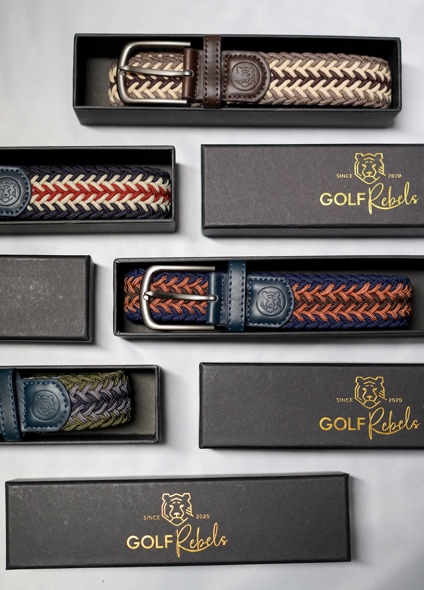 Golf Stretch Riem - Navy-Rood