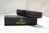 Golf Stretch Riem - Navy-Oranje bruin