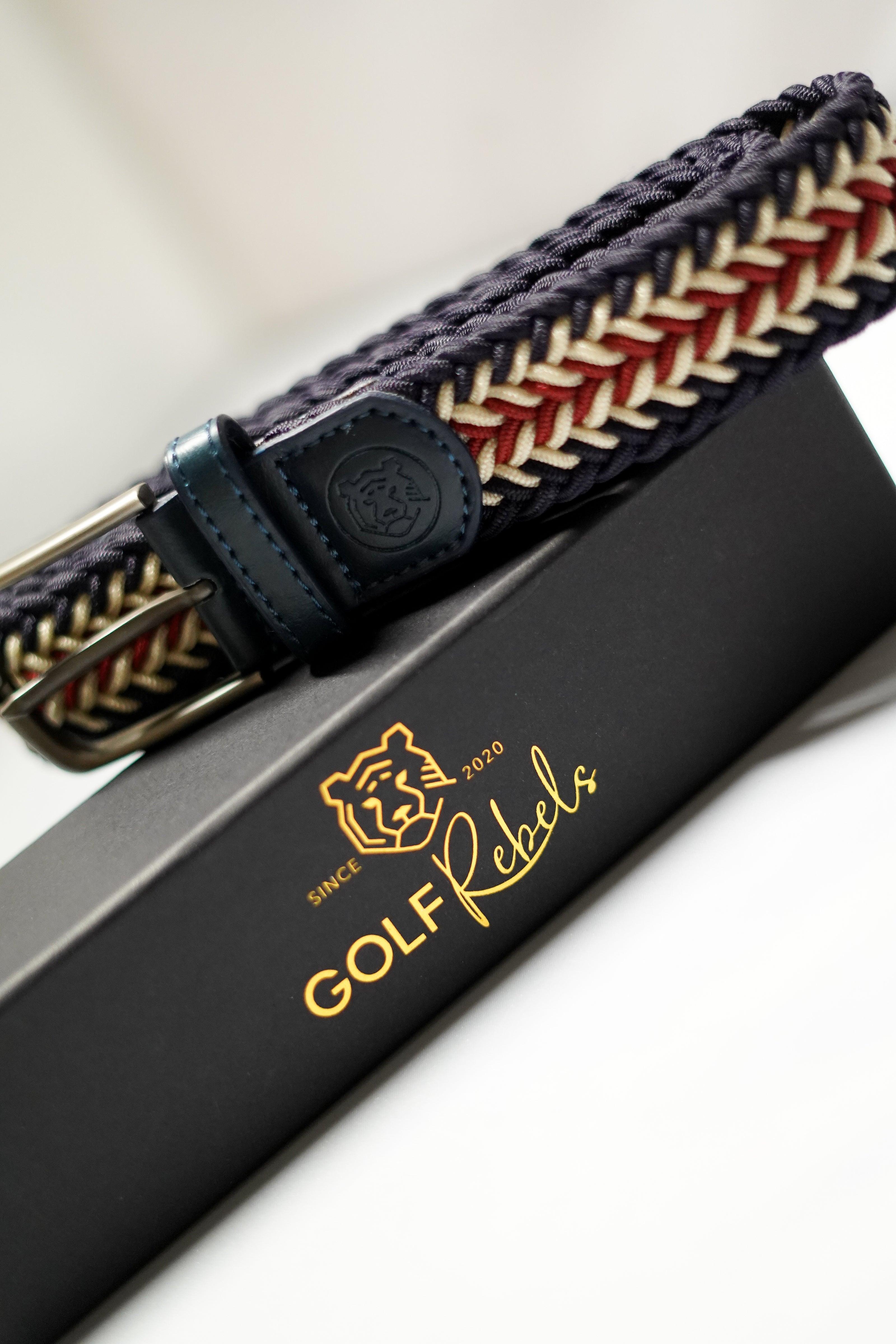 Golf Stretch Riem - Navy-Rood
