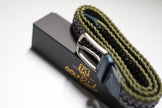 Golf Stretch Riem - Olive-Blauw