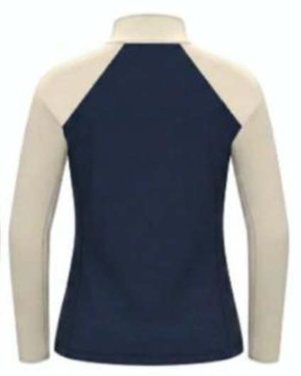 First Cut ¼ Zip | Night Blue - Creme | Golfbaan Tespelduyn | Heren