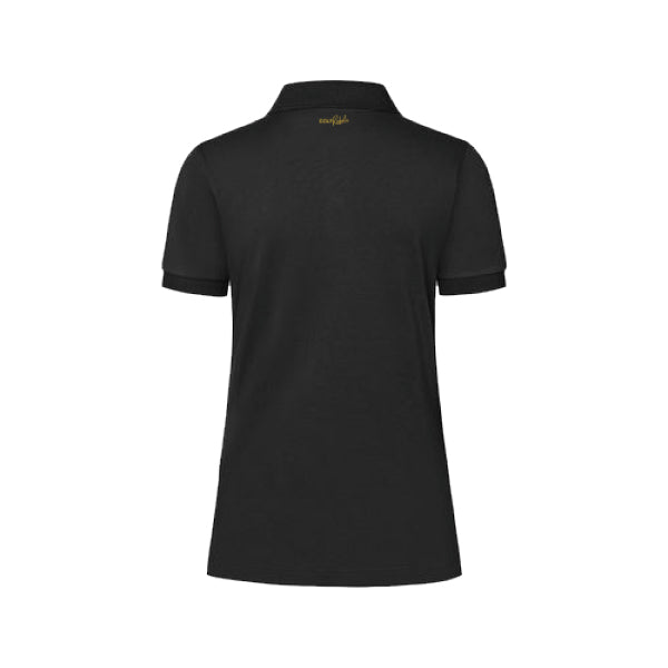 Unverzichtbares Sportpolo für Damen – Schwarz