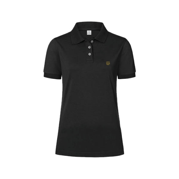 Unverzichtbares Sportpolo für Damen – Schwarz