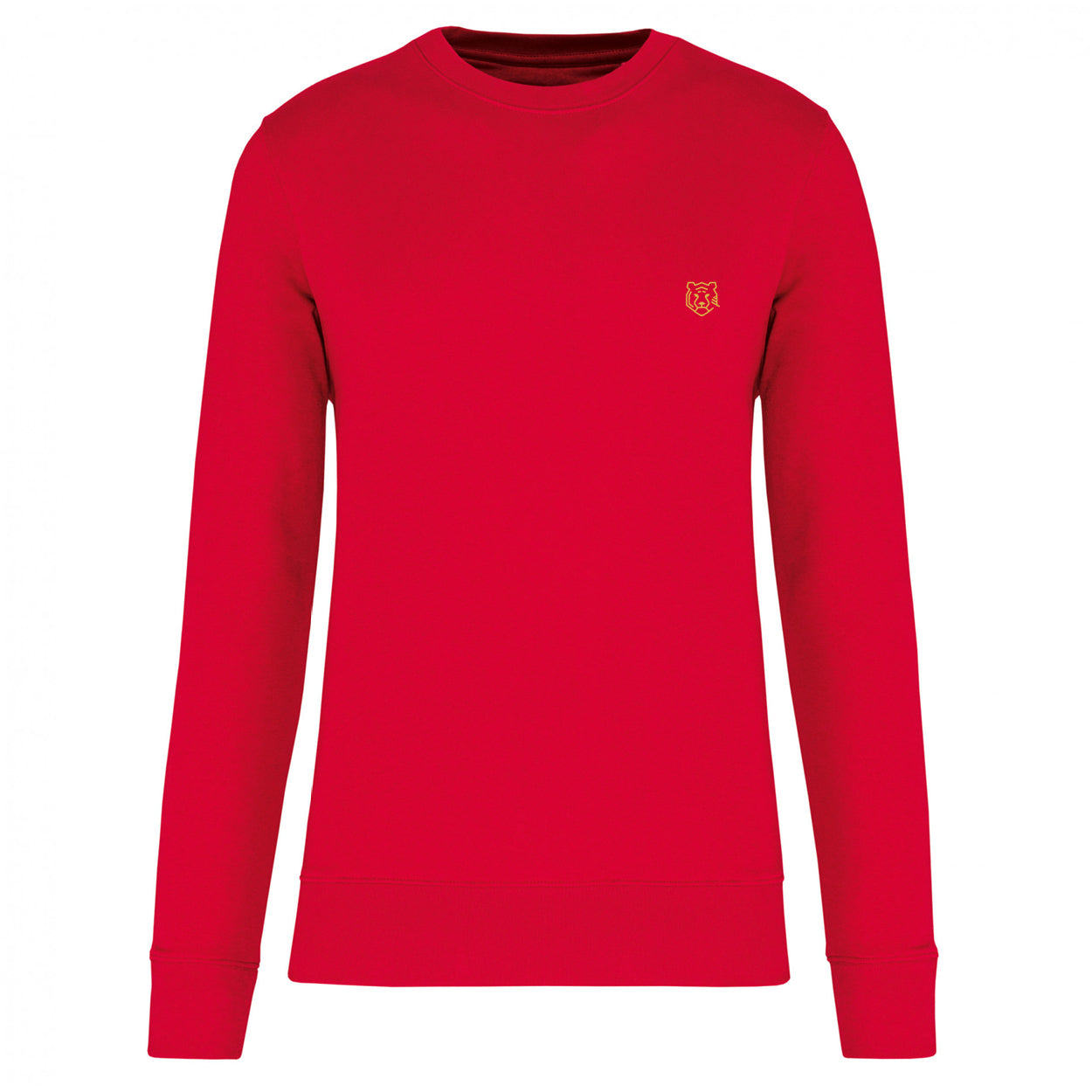 Essential Sportpullover – Glattes Rot