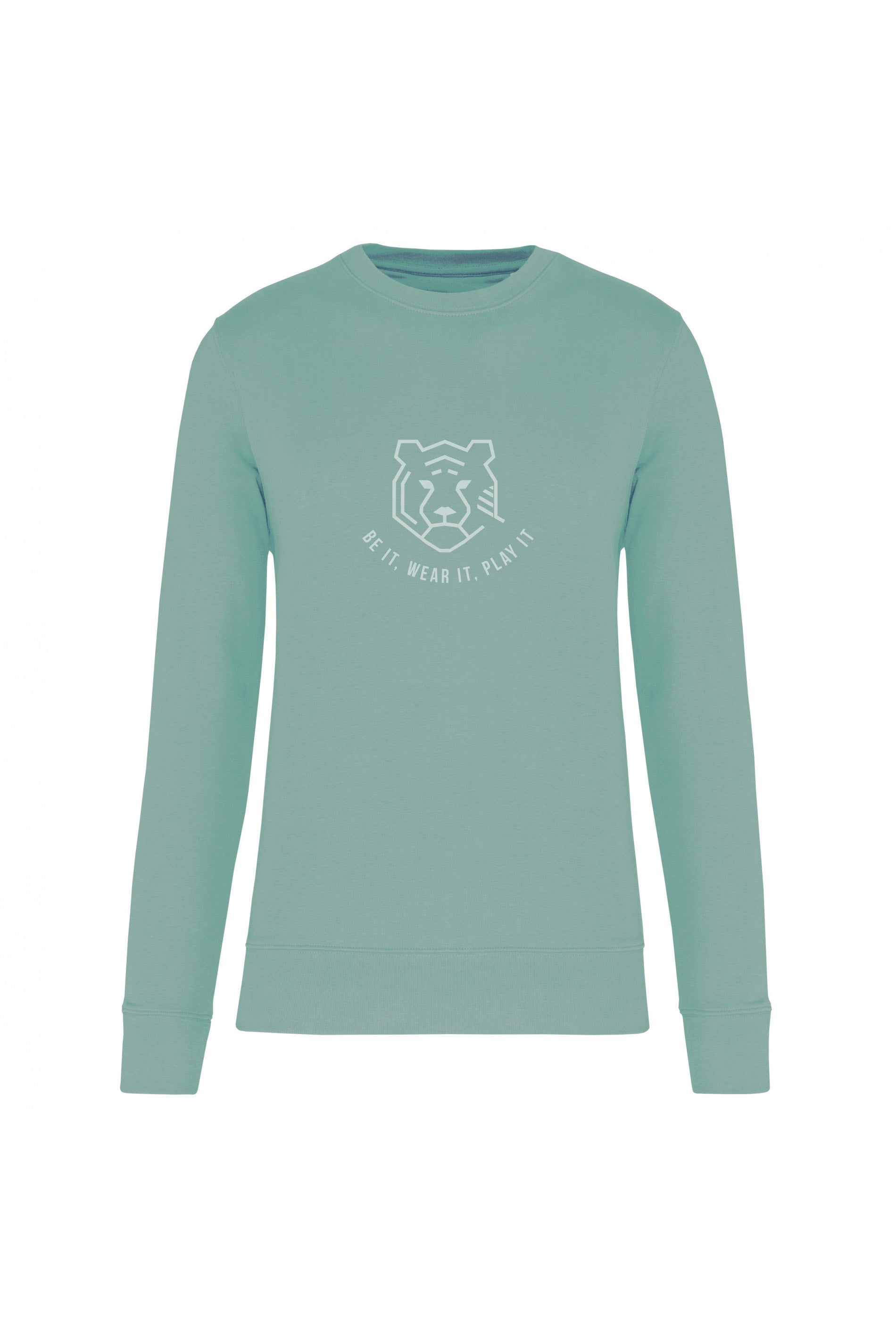 De Junior Sweater - Saliegroen