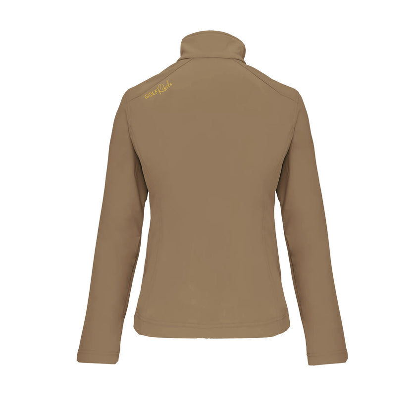 Coole leichte Softshell-Damenjacke – Mittelgrau