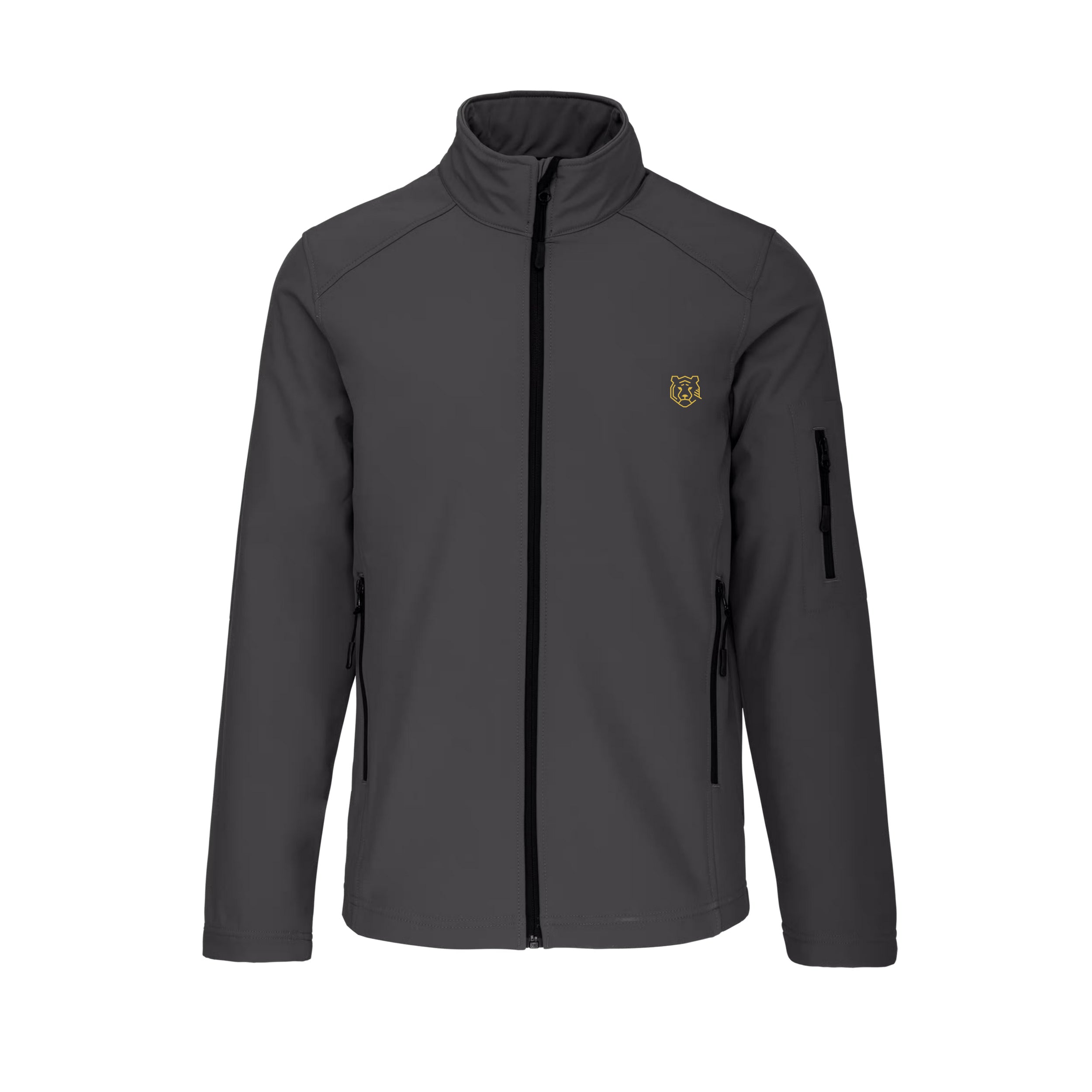 Coole, leichte Softshell-Herrenjacke – Schwarz