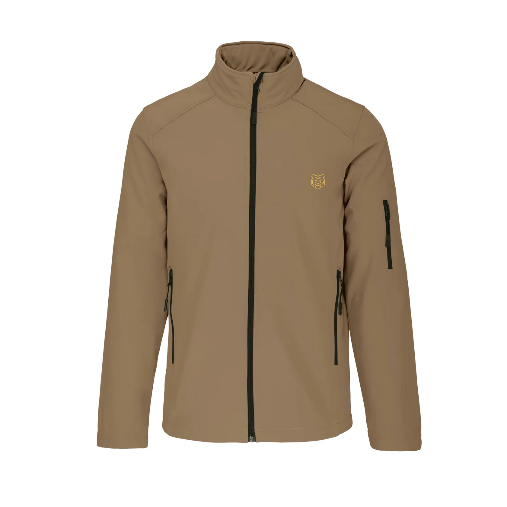 Stormproof softshell jack met logo bedrukking
