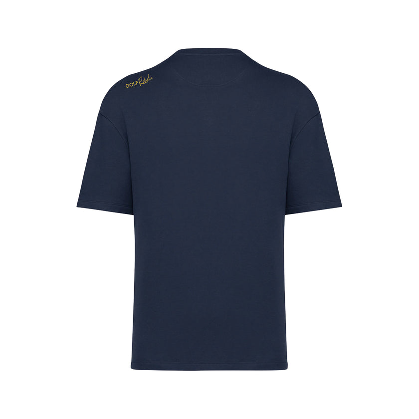 Oversized t-shirt French Terry - Navy