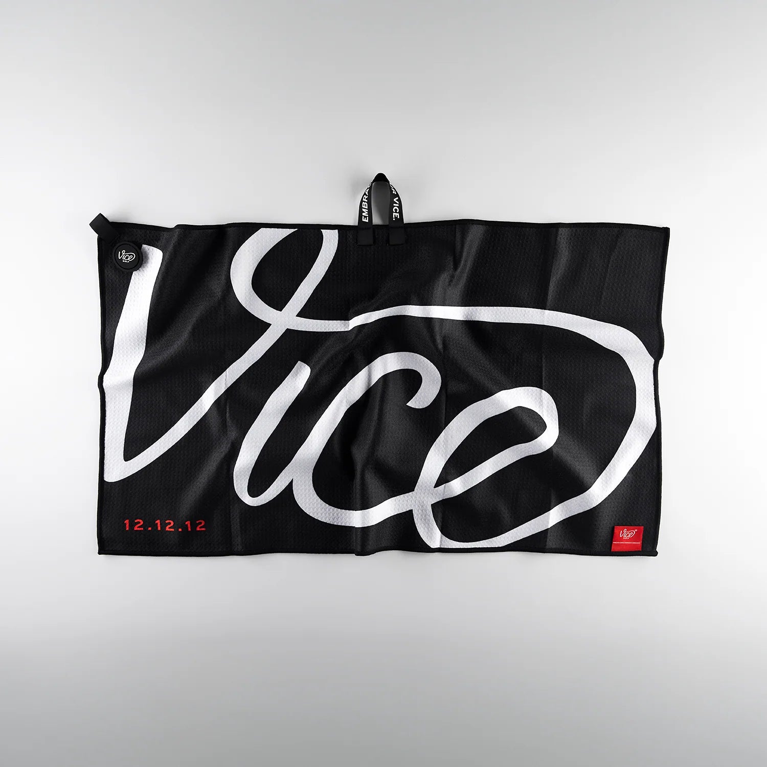 Vice Shine Drip Red Black handdoek