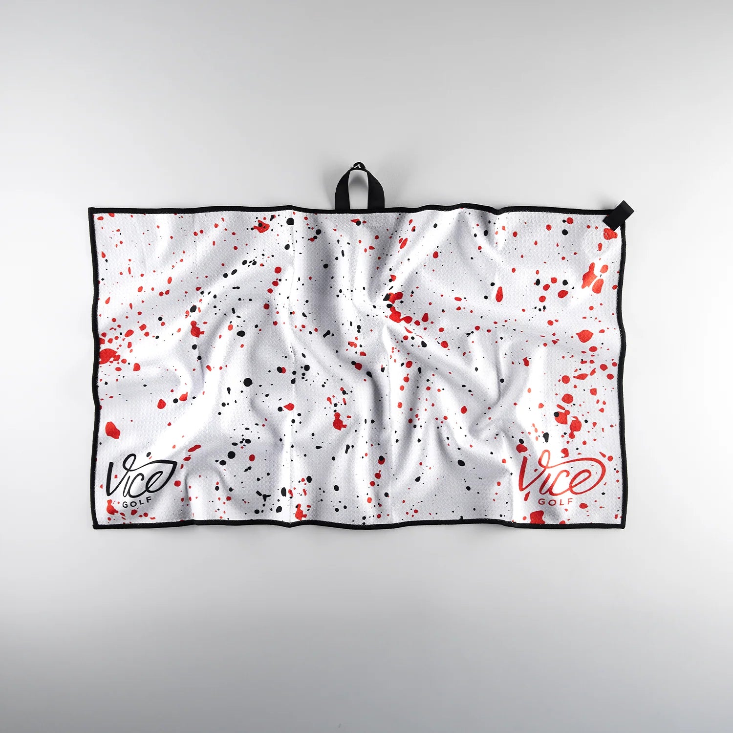 Vice Shine Drip Red Black handdoek