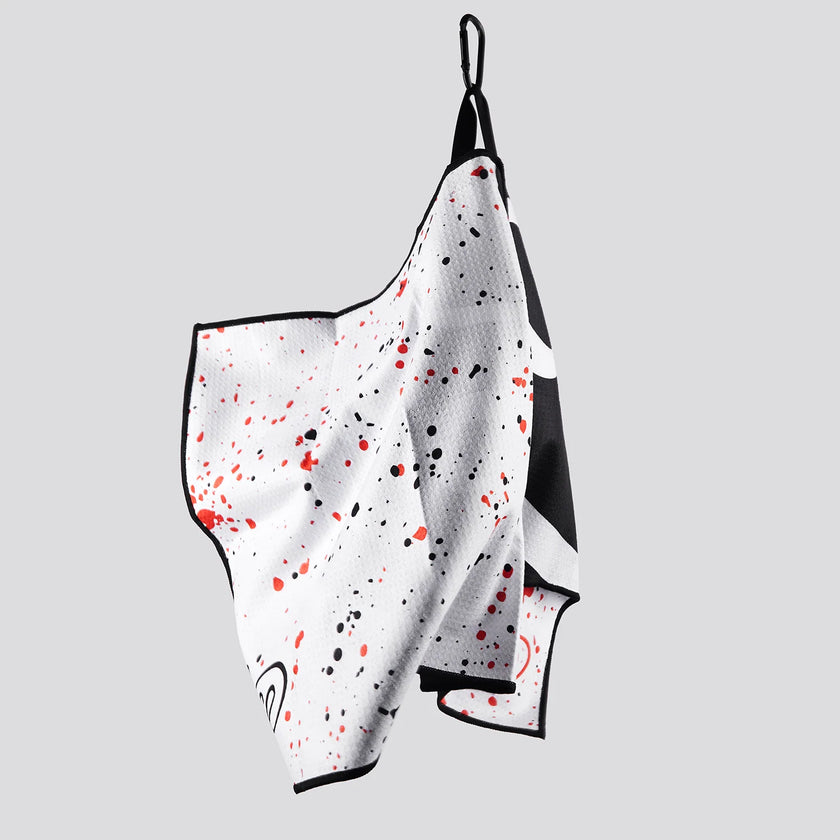 Vice Shine Drip Rot Schwarz Handtuch