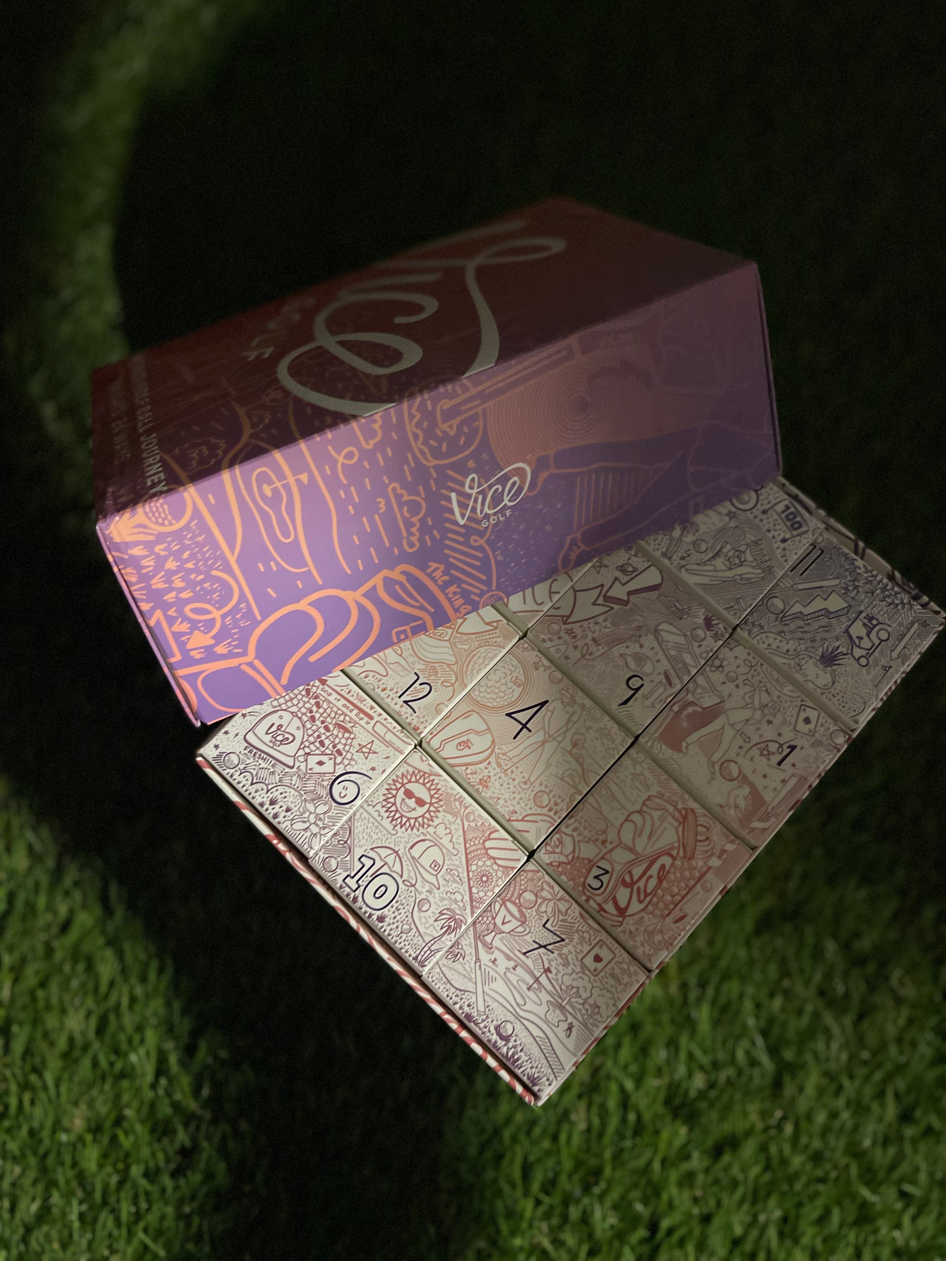 Vice Golf Adventskalender - 24 DAGEN, 24 goflballen