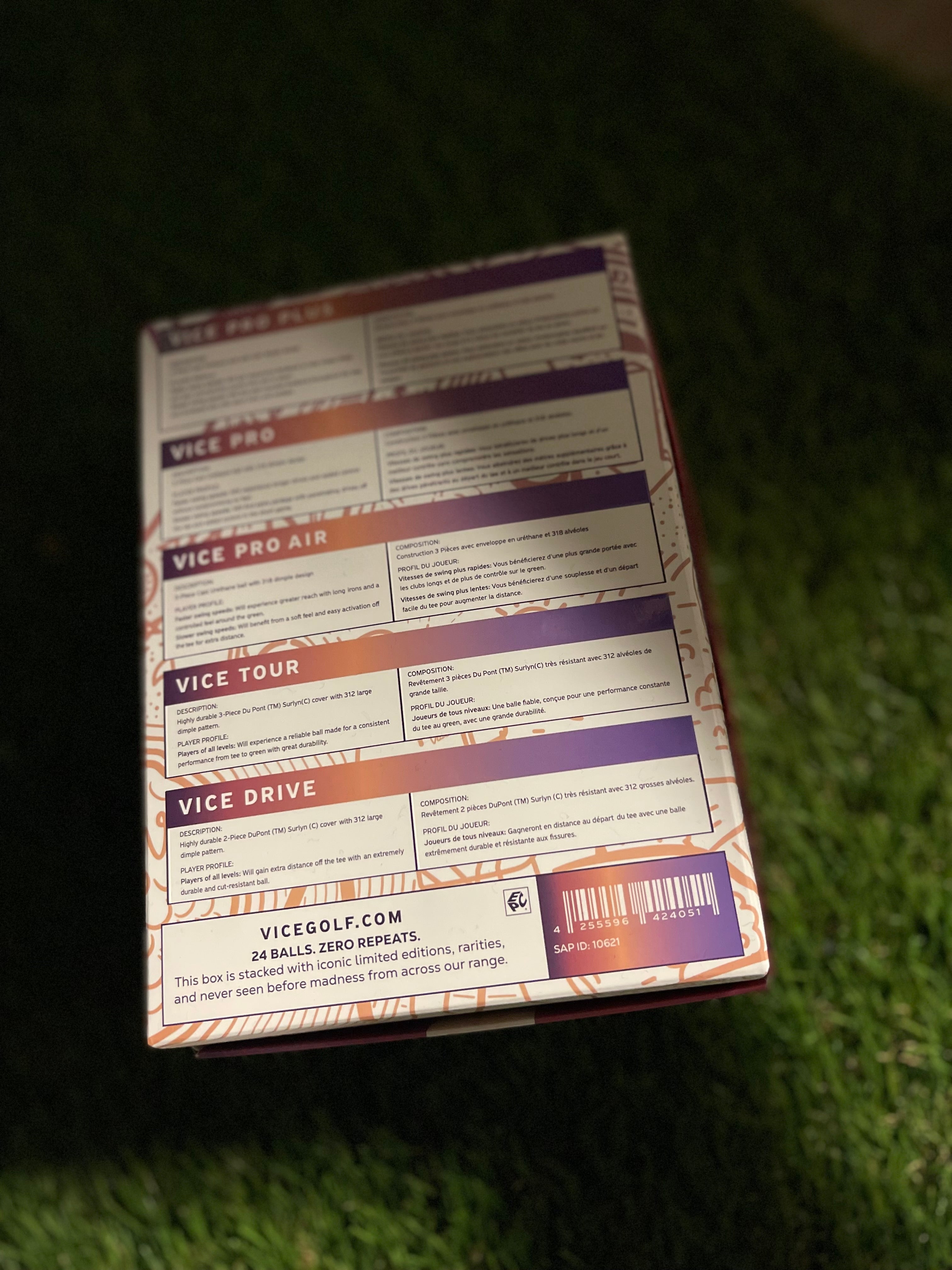 Vice Golf Adventskalender - 24 DAGEN, 24 goflballen