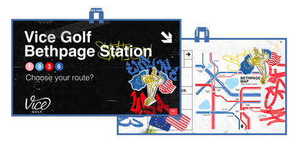 Vice Golf Bethpage Station handdoek - Limited edition
