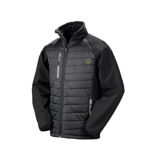 Hybrid softshell jacket