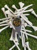 100 wooden tees & Pitchfork with ball marker