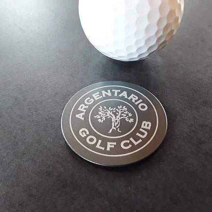 Gepersonaliseerde GolfRebels ballmarker | Antraciet