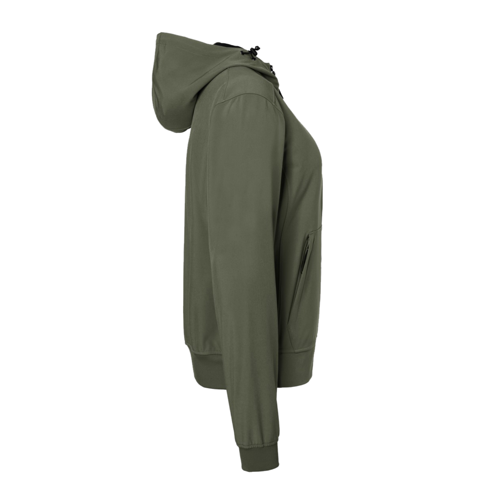 Stoer lichtgewicht softshell dames jack - Olive
