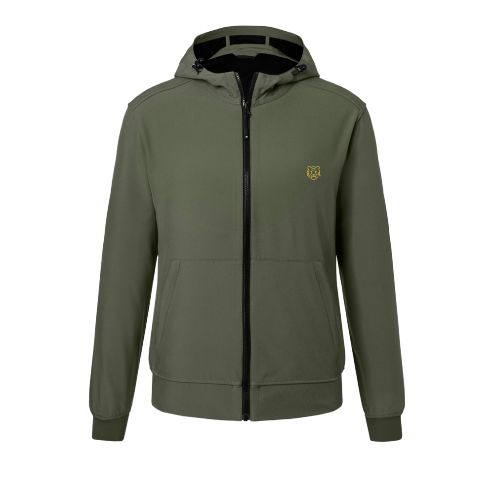 Cool lightweight softshell men's jacket - Olive