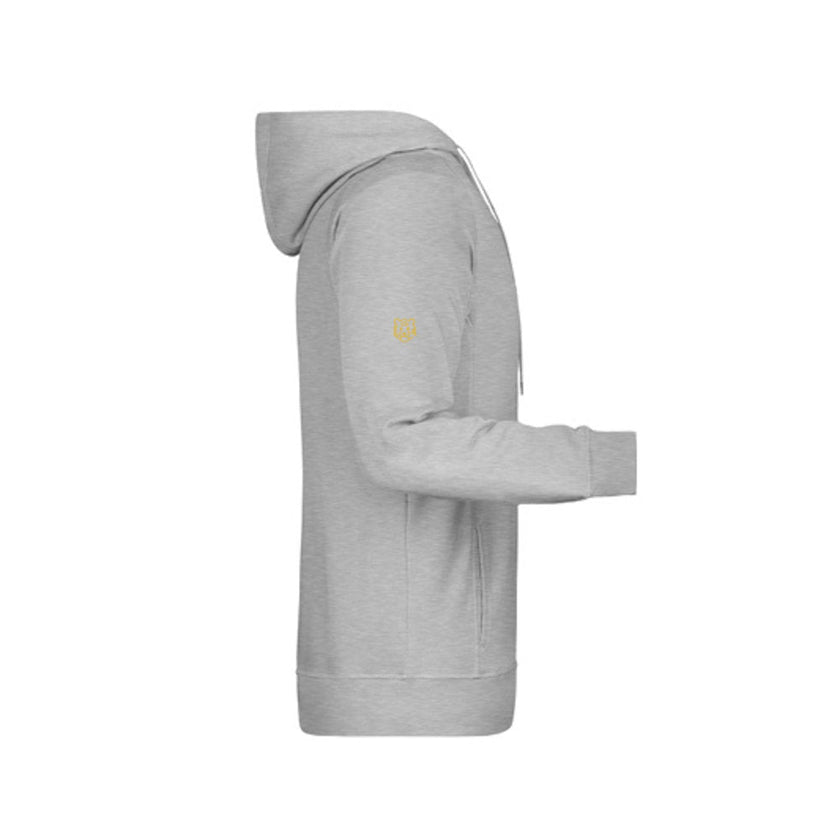 Essential Hoodie man - Mid Gray Melange