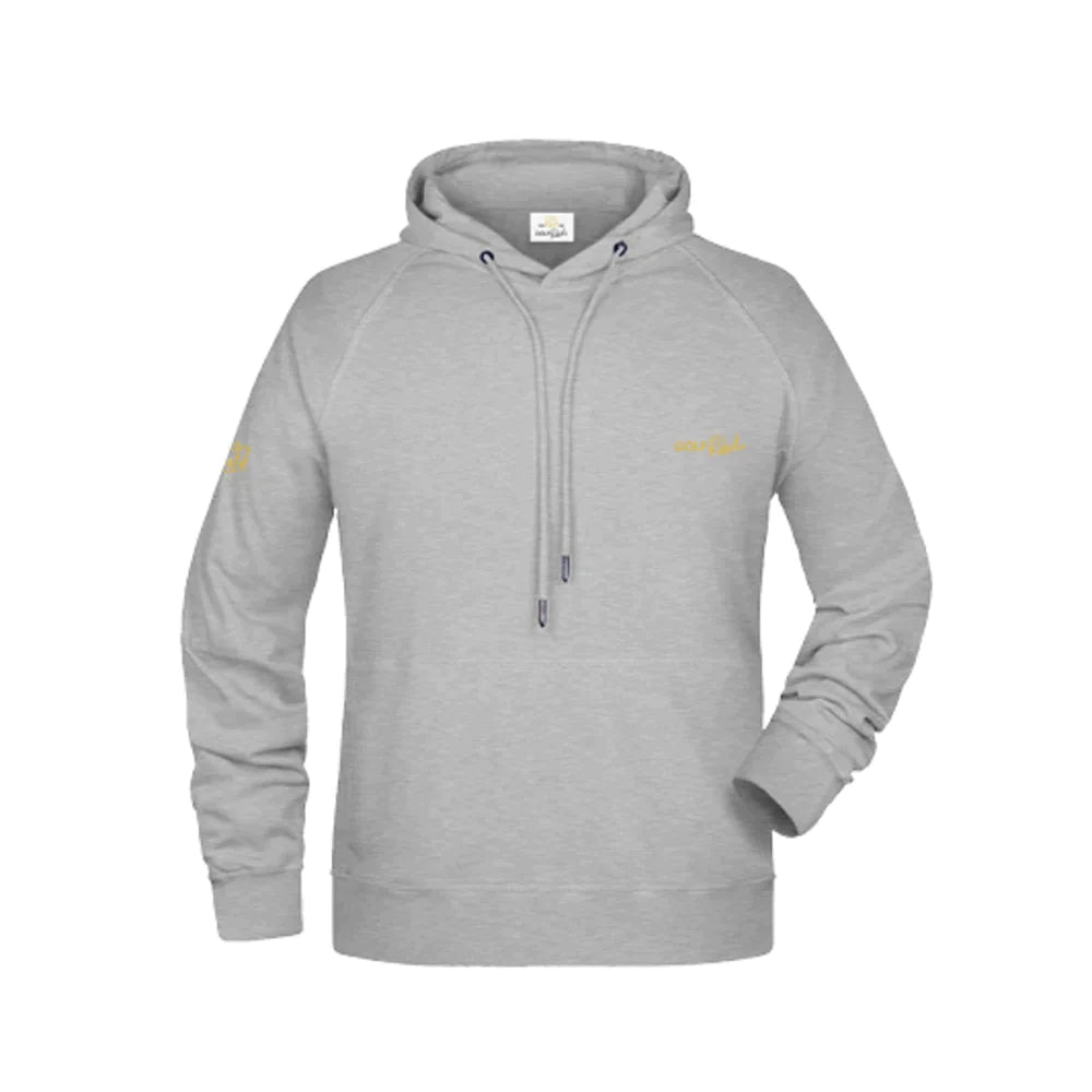 Essential Hoodie man - Mid Grey Melange