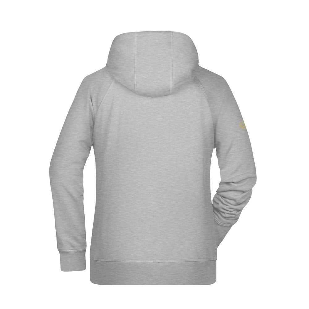 Essential hoodie women - Mid Grey