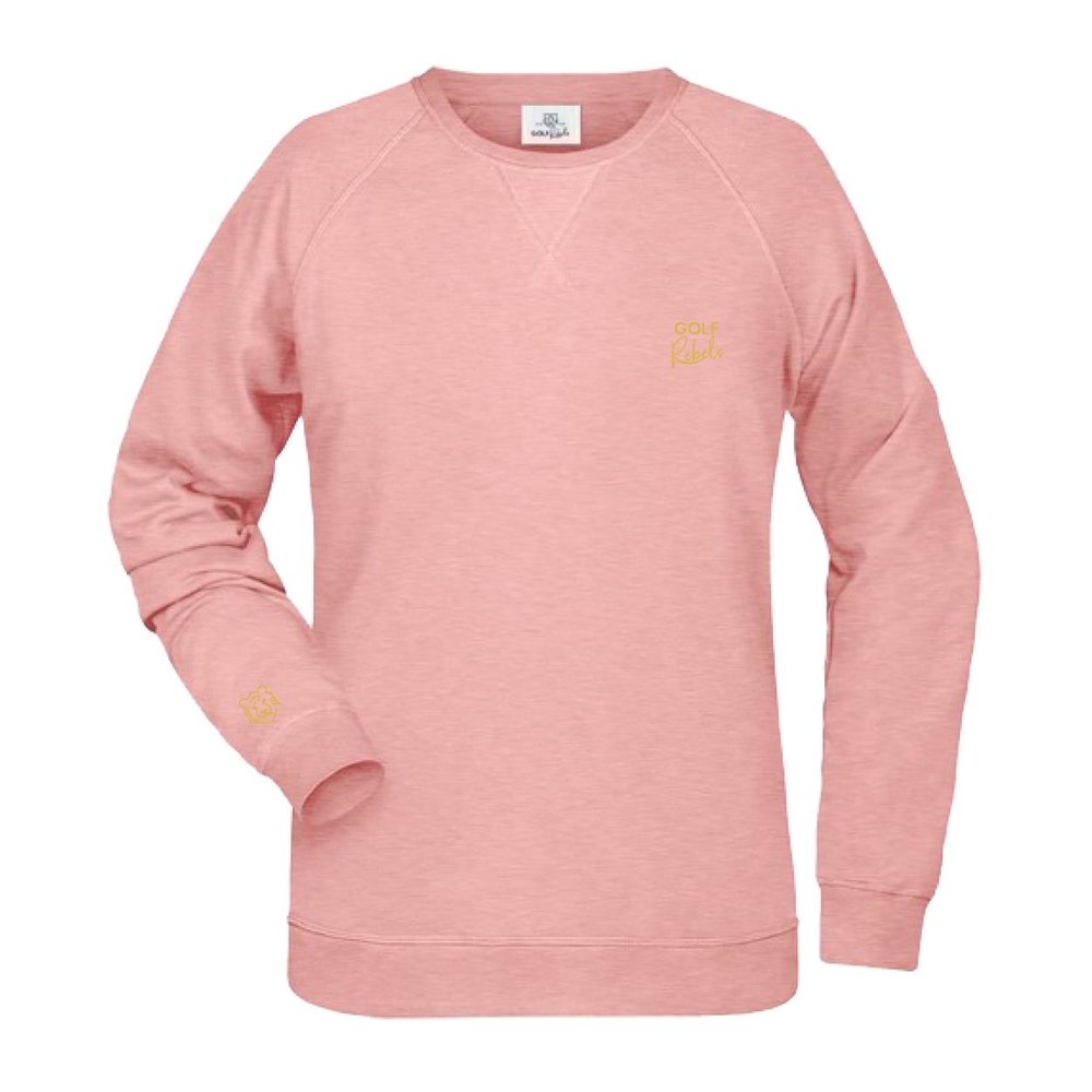 Essential sweater dames - Pink Melange