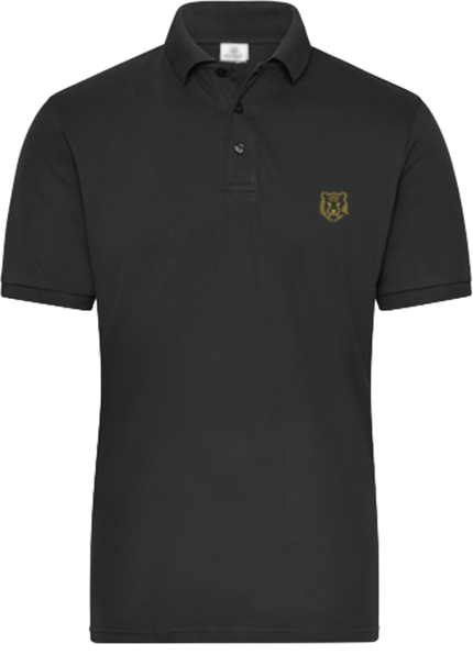 Stretch golfpolo man - Black