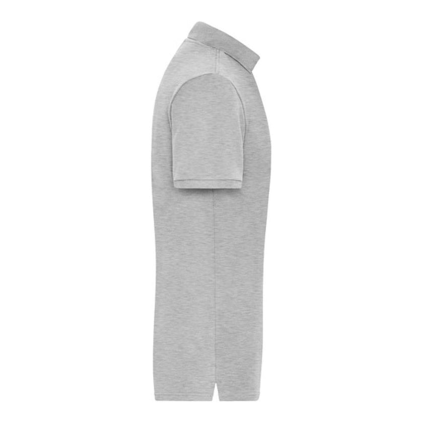Stretch-Golfpolo für Herren – Heather Grey