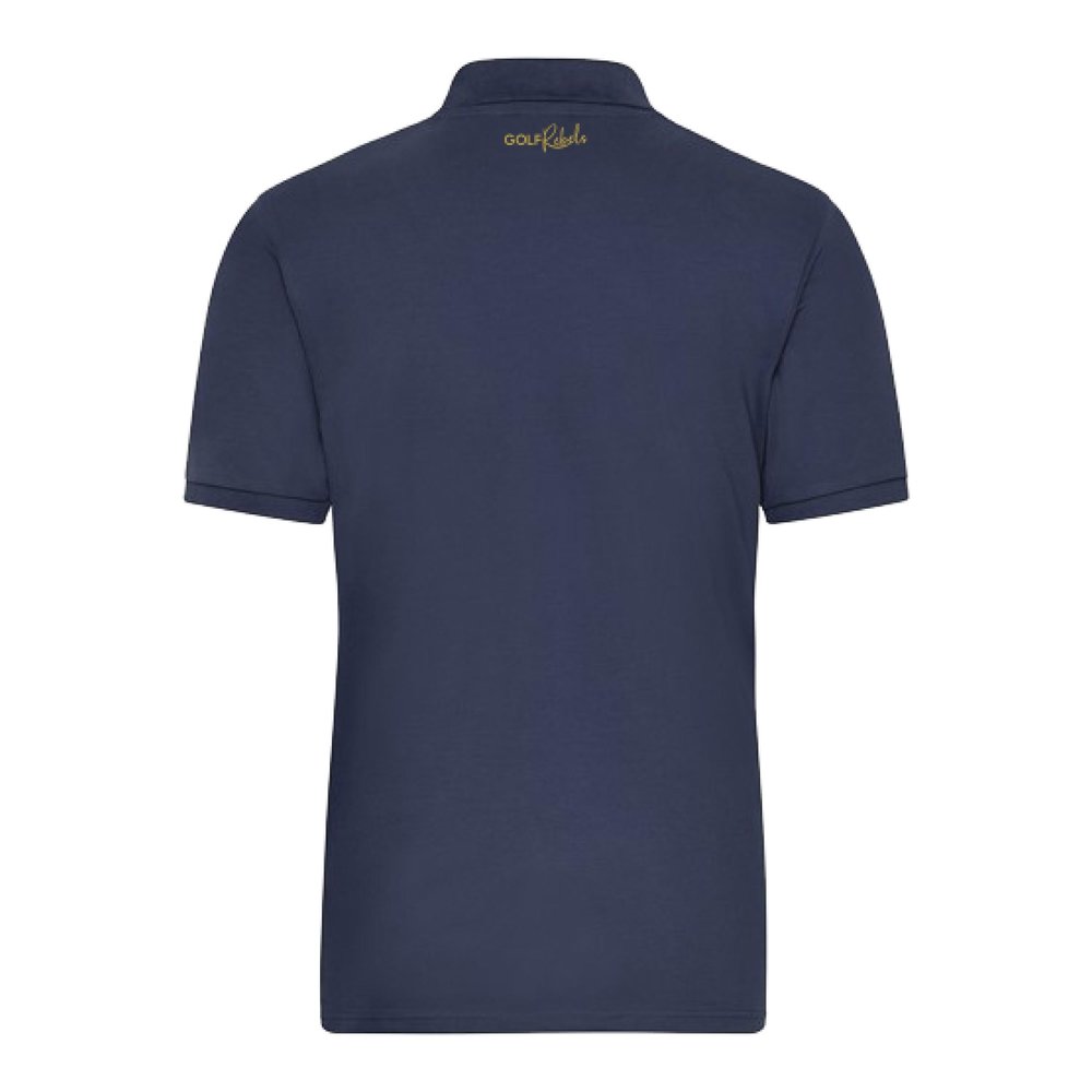 Stretch golfpolo man - Navy