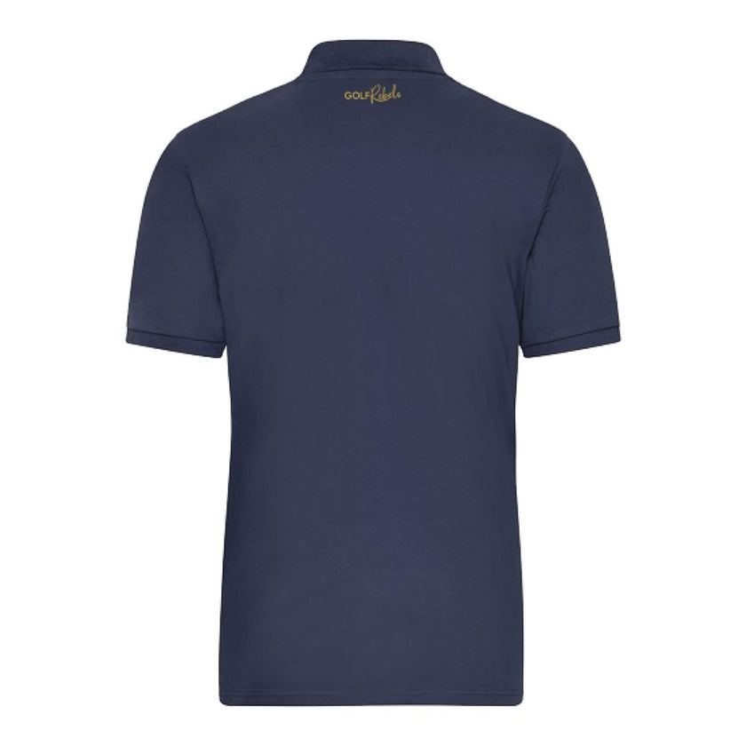 Stretch-Golfpolo für Herren – Marineblau