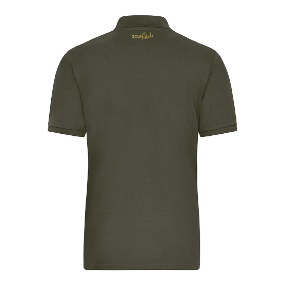 Stretch golfpolo man - Olive