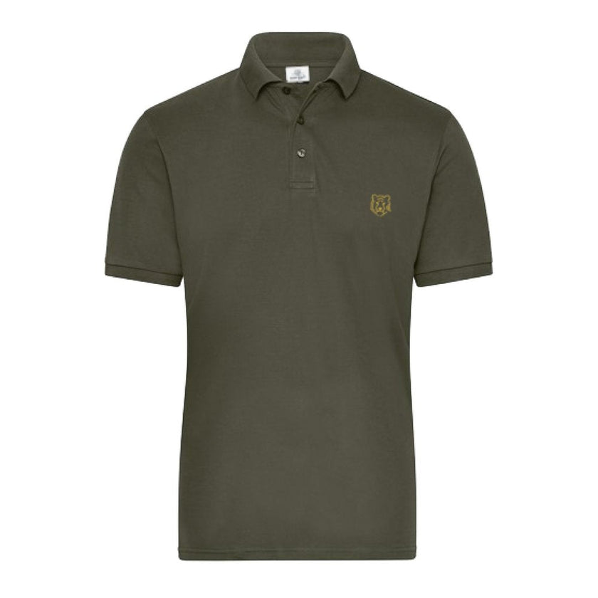 Stretch-Golfpolo für Herren – Oliv