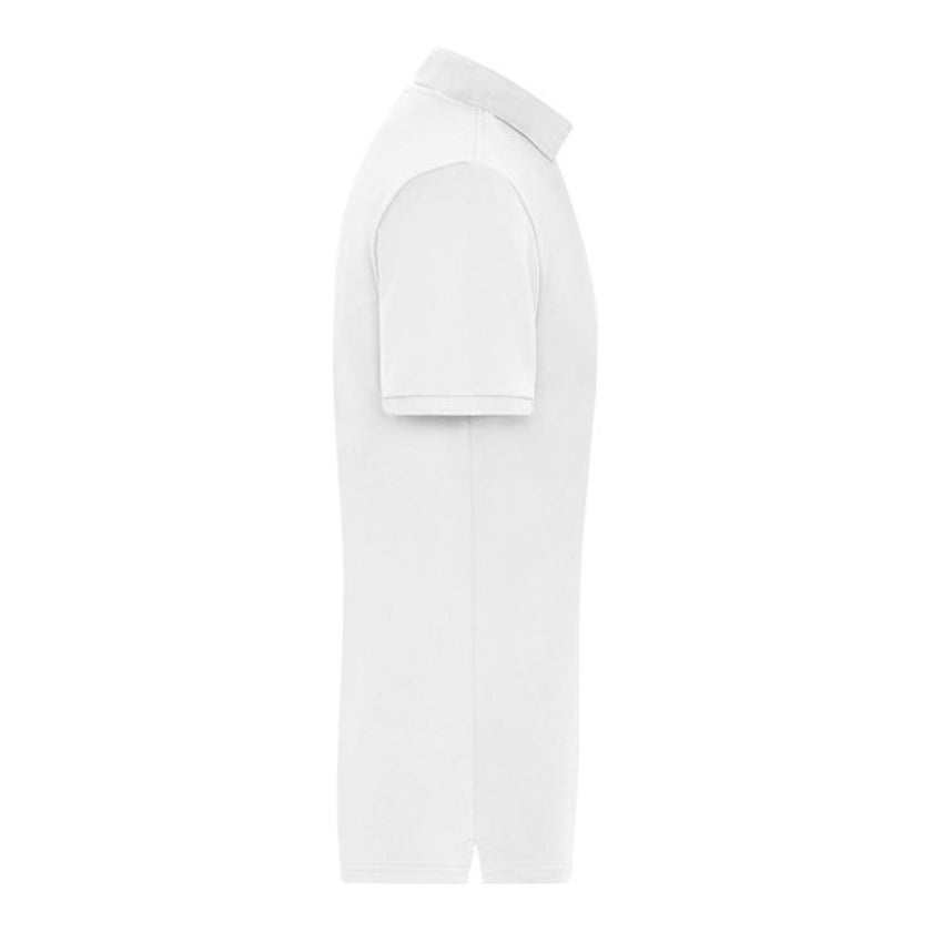 Stretch-Golfpolo für Herren – Weiß