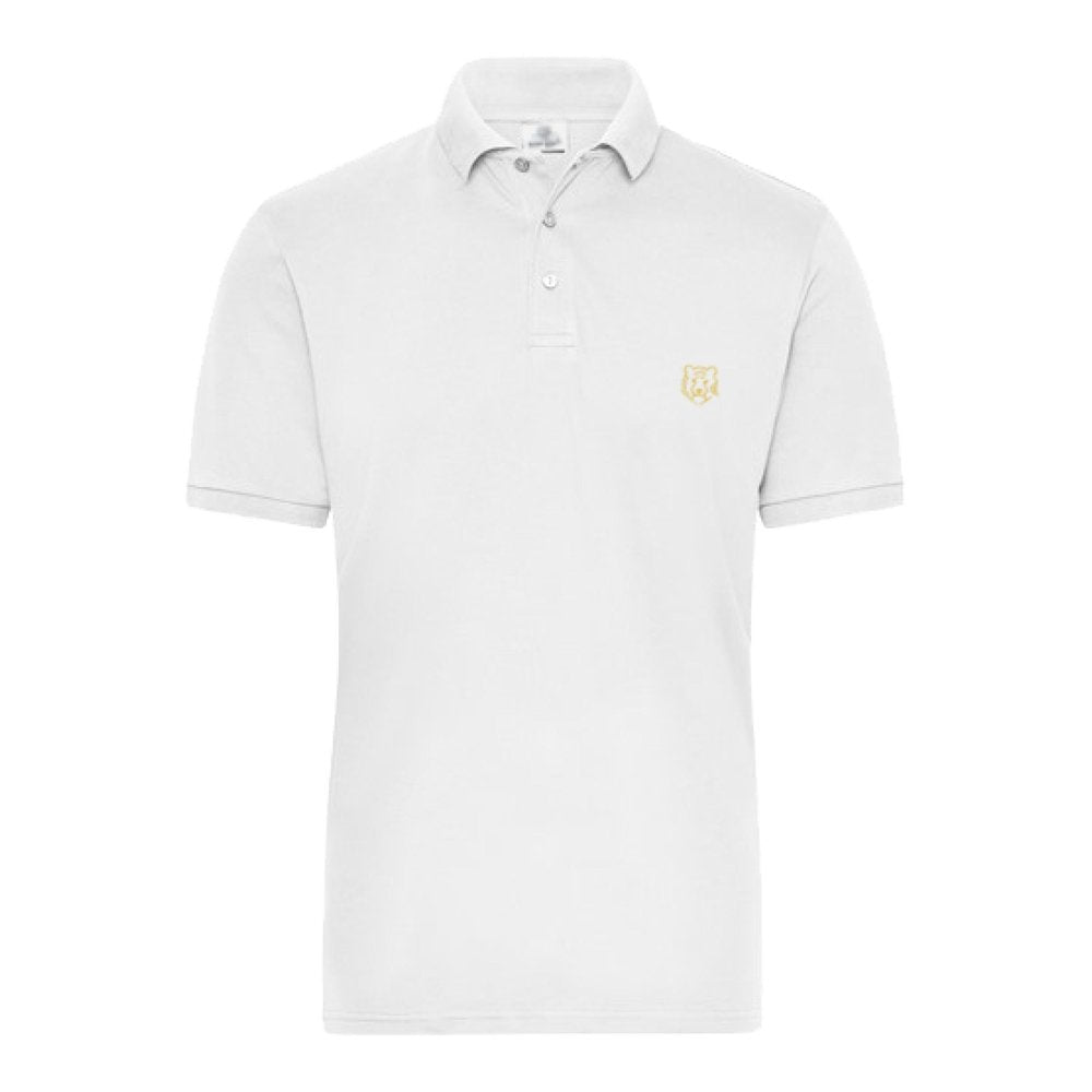 Stretch golfpolo man - White