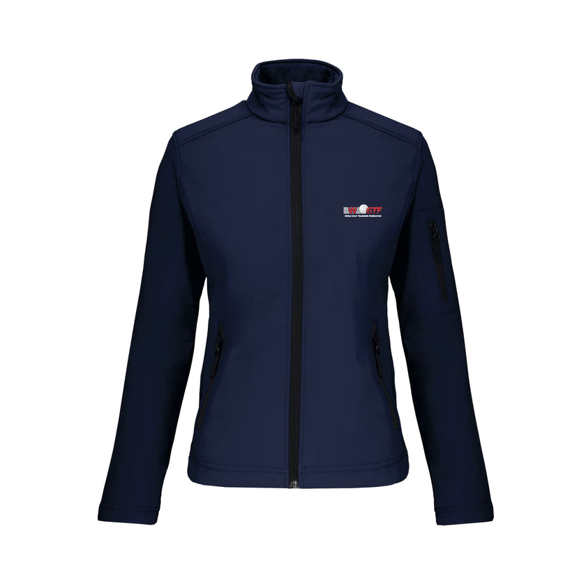 Stormproof softshell jacket with logo print